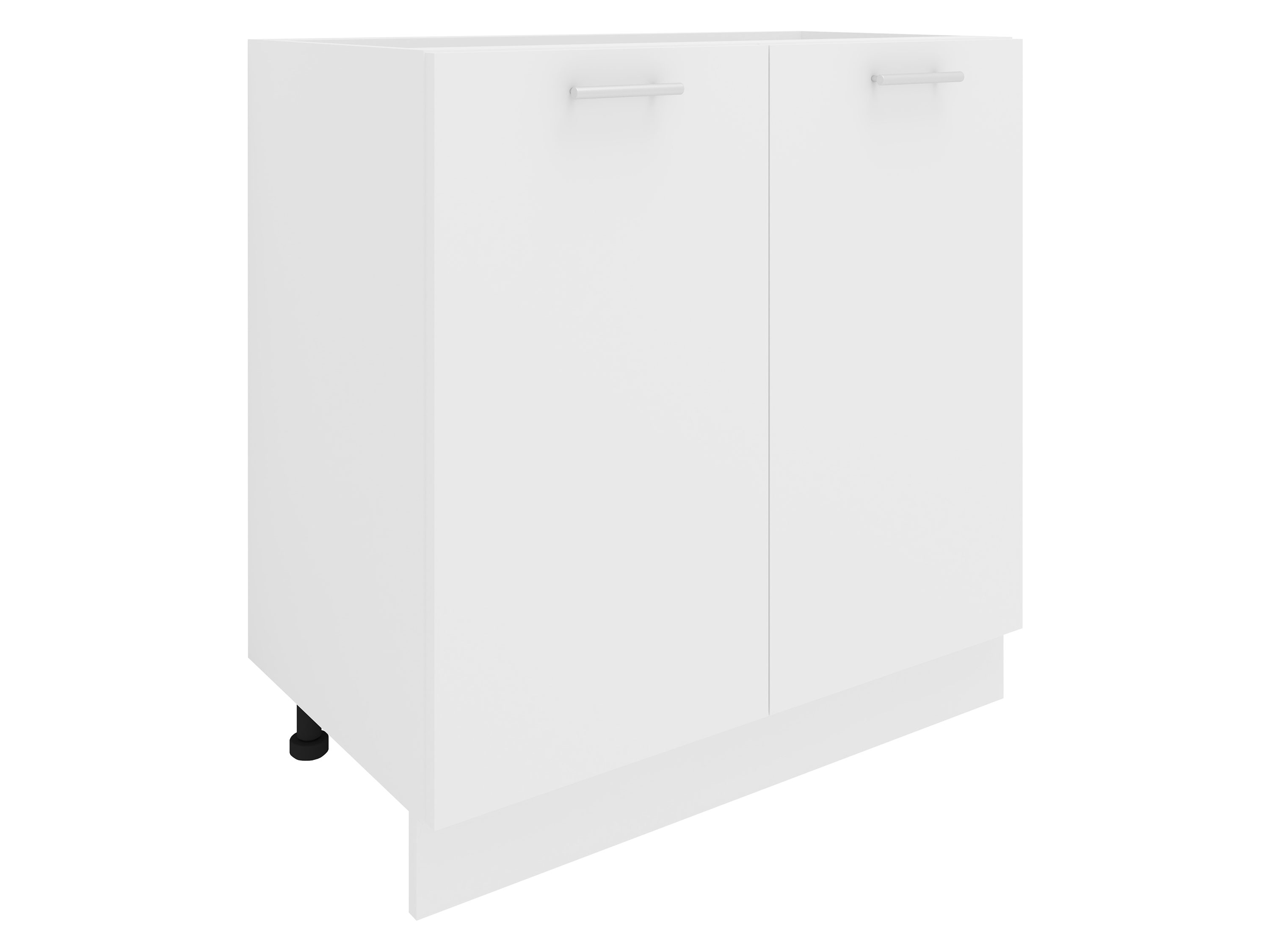 VCM Skříňka / Čelní panel Esilo, v moderním stylu (kuchyňská skříňka, bílá/bílá, 2 Türen 80)