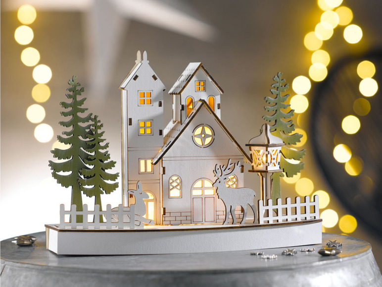 Zobrazit na celou obrazovku LIVARNO home Dekorativní LED domek - Obrázek 4
