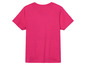 Růžové tričko s krátkým rukávem.