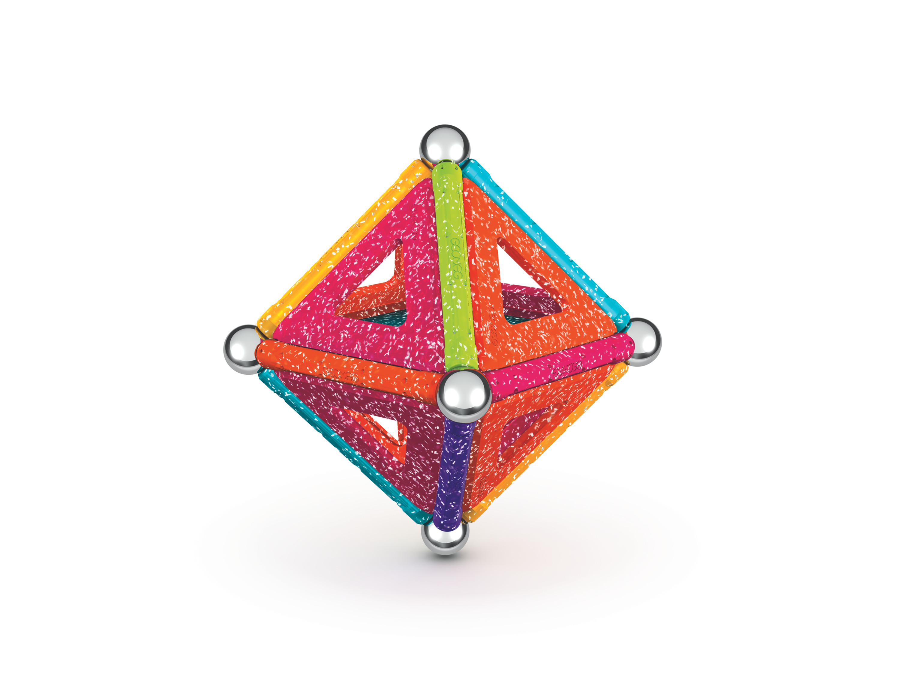 Geomag Třpytivé recyklované panely 35
