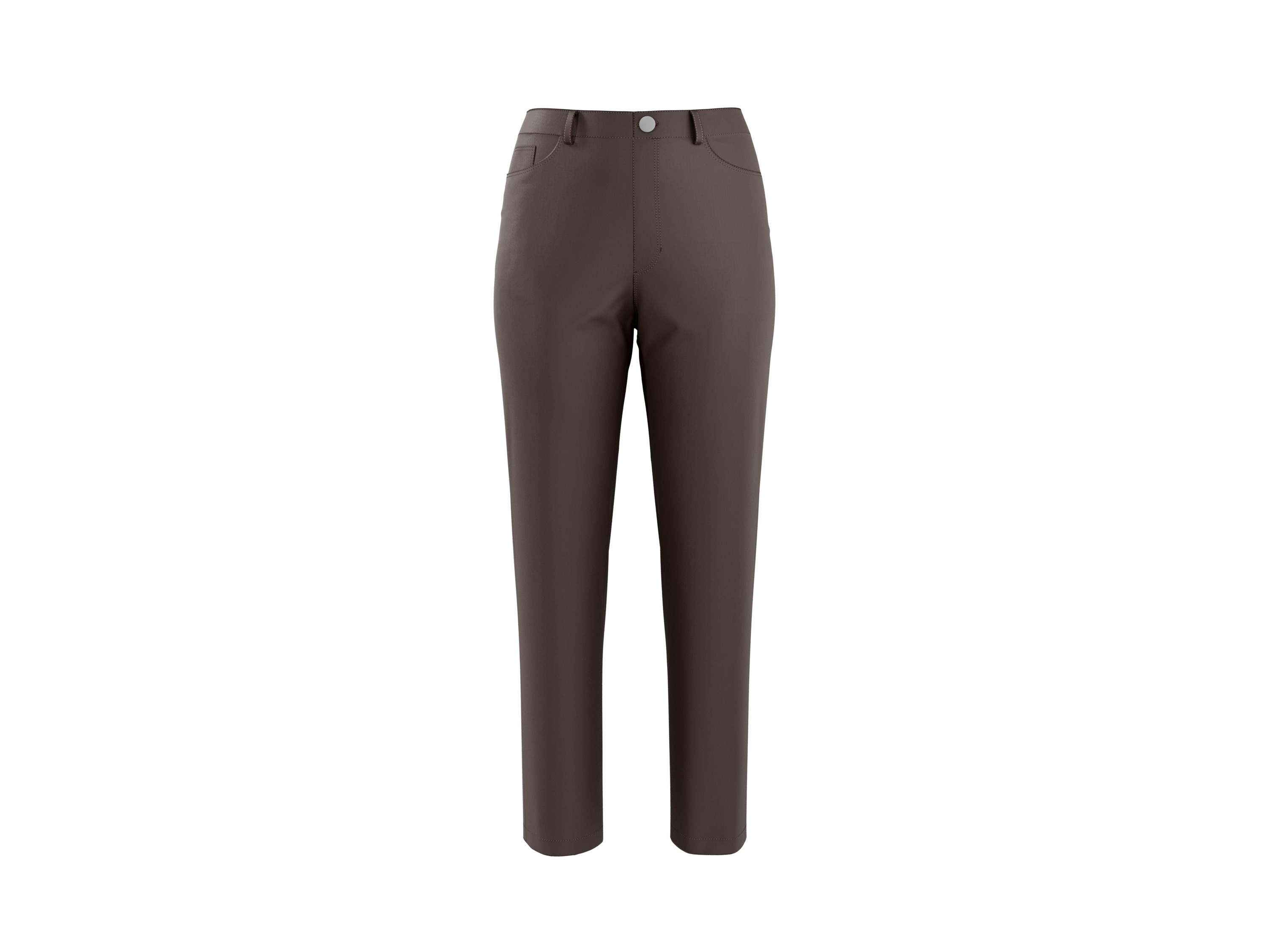 Esmara® Dámské kalhoty "Slim Fit" (hnědá, 44)