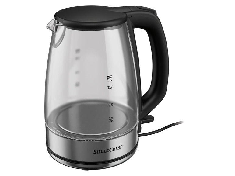  Zobrazit na celou obrazovku SILVERCREST® KITCHEN TOOLS Skleněná rychlovarná konvice s podsvícením SWGF 3000 C1 - Obrázek 3