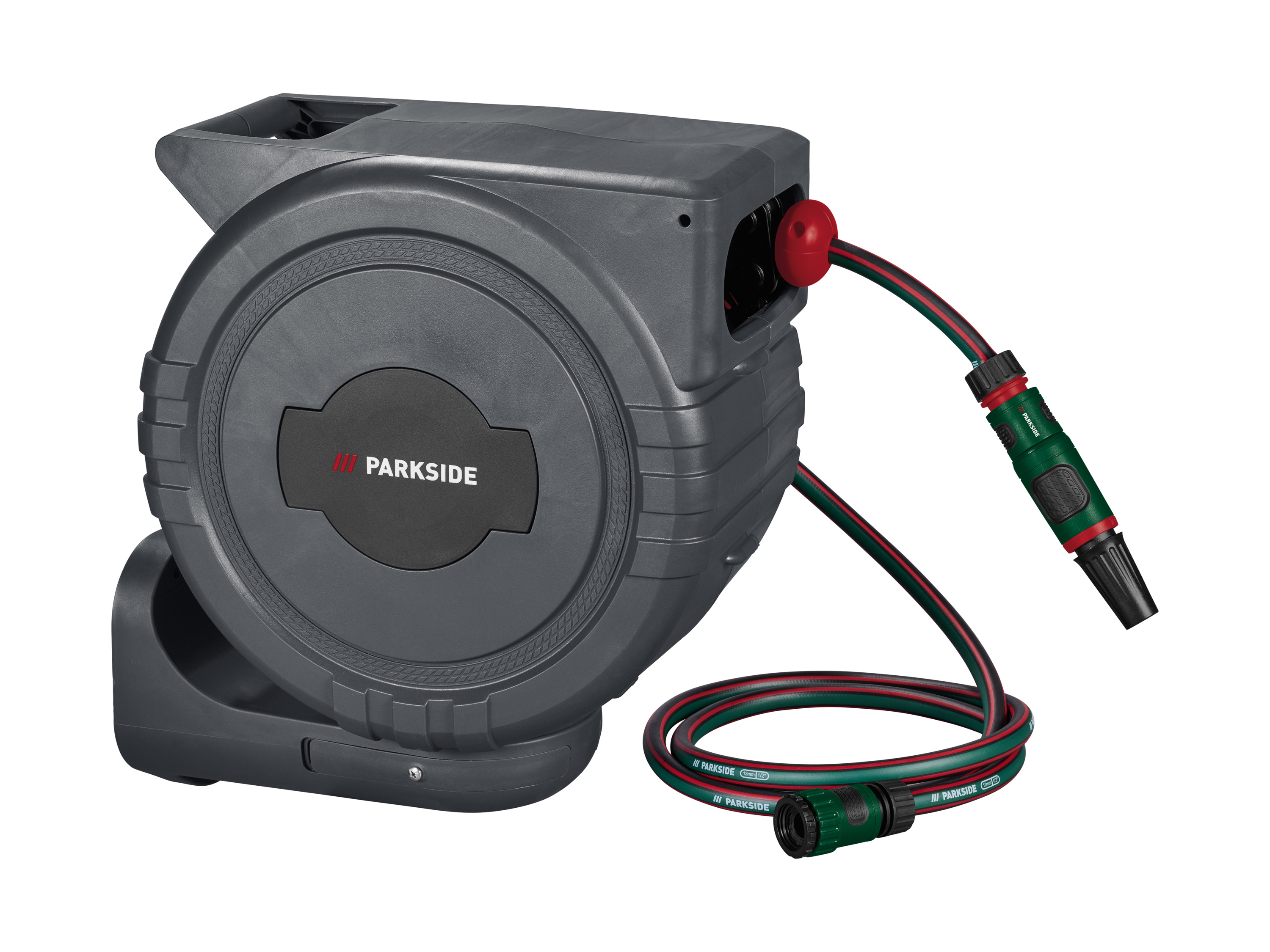 Parkside® Nástěnný navíjecí buben s hadicí, 25 m (antracitová)