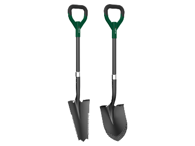 PARKSIDE® Rýč s pilkou na kořeny / Lopata s vlnitým výbrusem