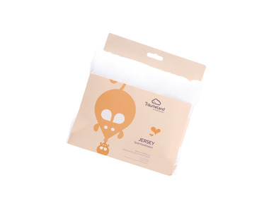 Jersey prostěradlo, 90 x 200 cm (bílá)