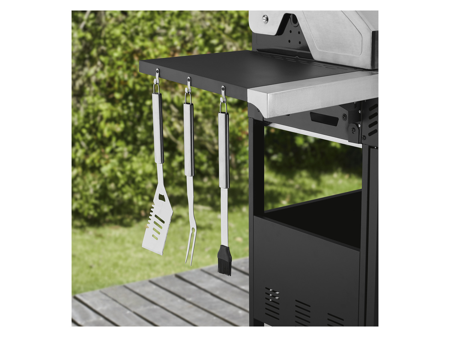 Grillmeister Gasgrill 3plus1 Brenner 14 4 Kw Plynový gril 14,4 kW, 3 + 1 | Lidl.cz