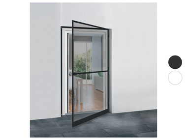 LIVARNO home Hliníkové dveře s ochranou proti hmyzu a upínacím rámem, 1,2 x 2,4 m