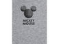 Šedé tričko s Mickey Mousem.