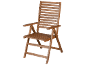 Skládací dřevěná židle, moderní design.