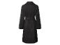 Dámský černý trenčkot, pohled zezadu.
