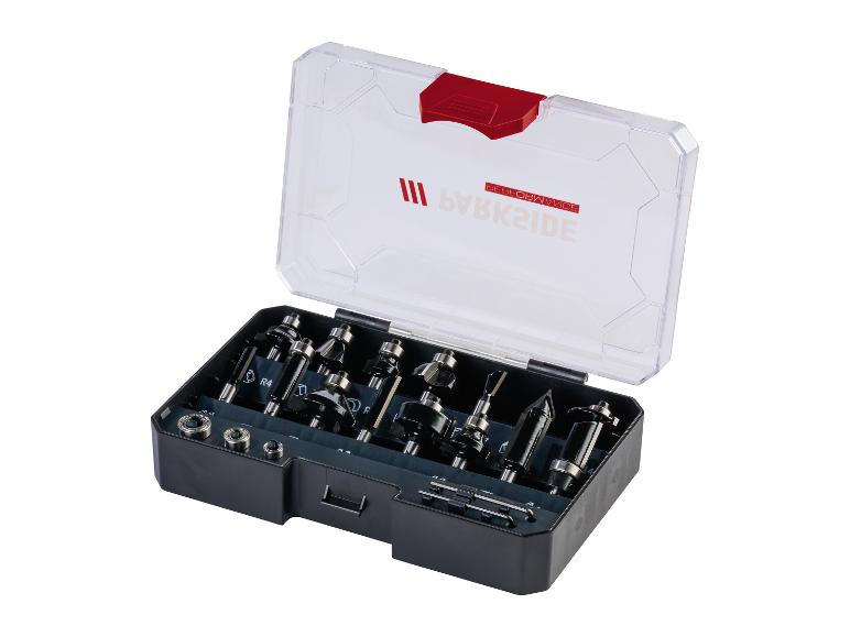 Sada fréz Parkside: truhlářské nářadí.