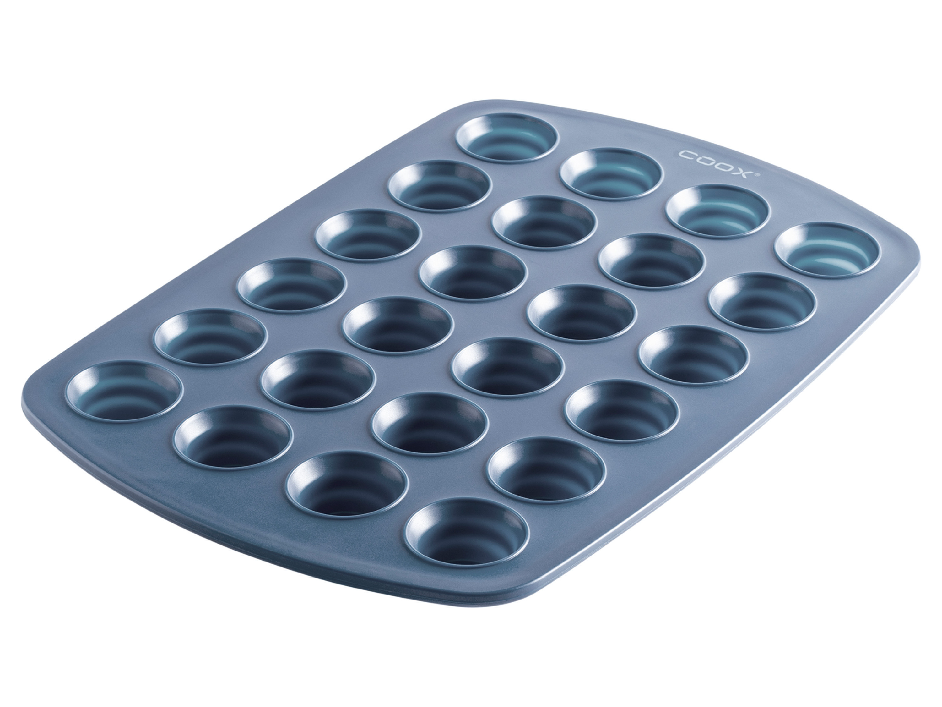 Coox Silikonová forma na muffiny (modrošedá)