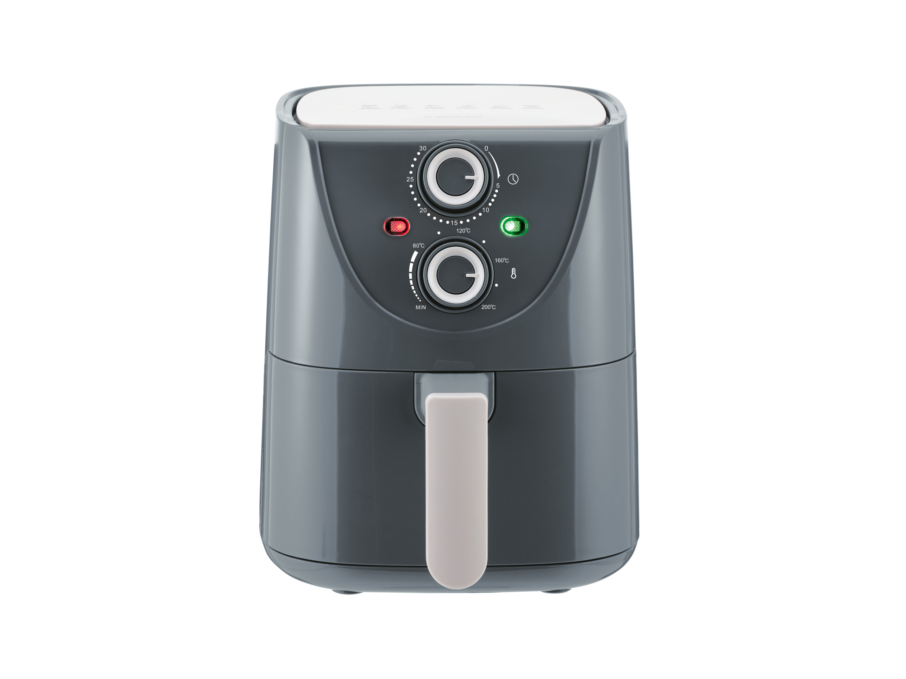 Silvercrest® Horkovzdušná fritéza Shlf 1000 D2, 1000 W (šedá)