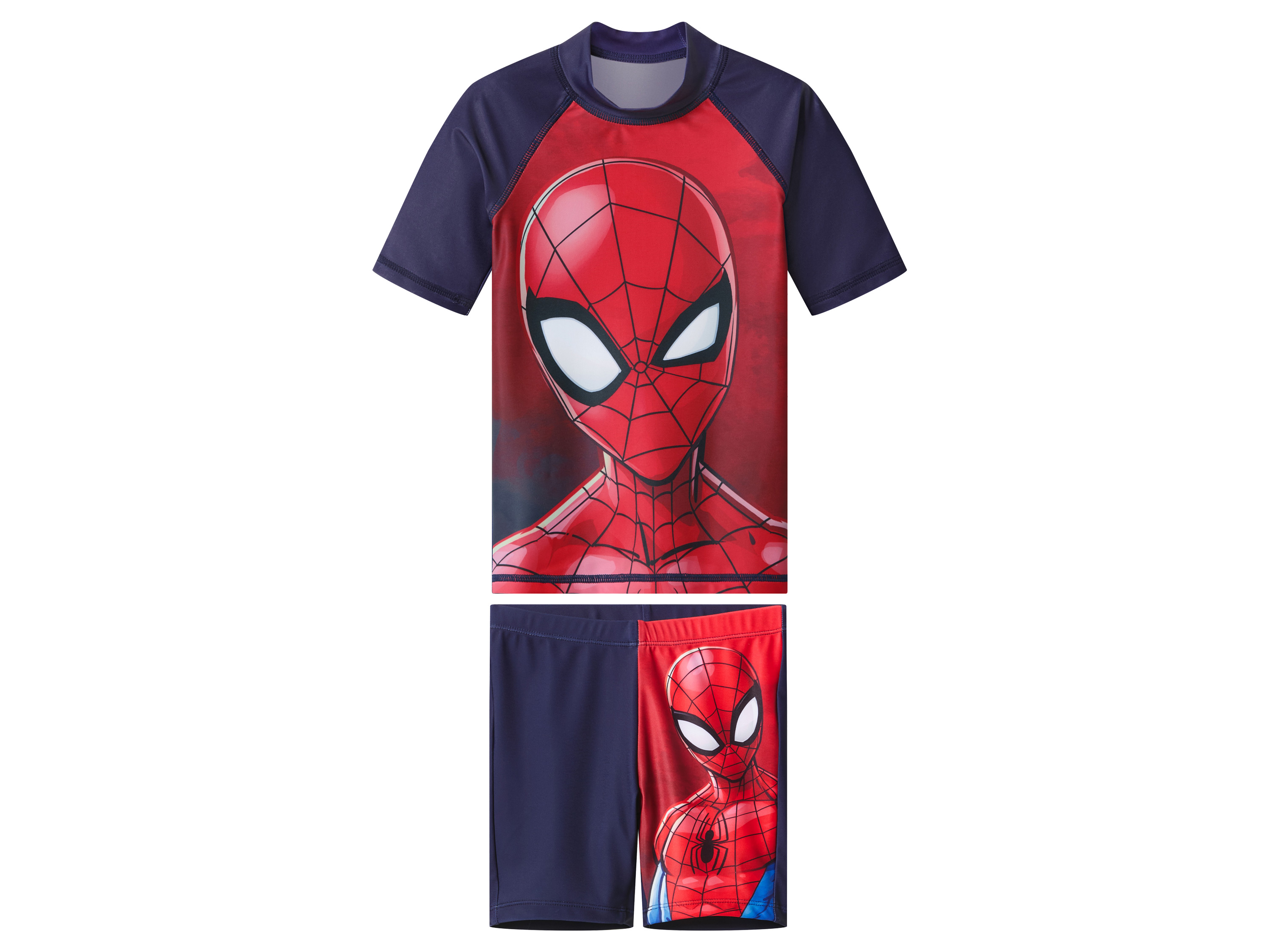 Dětská souprava na plavání s ochranou proti UV záření, 2dílná (Spiderman, 98/104)