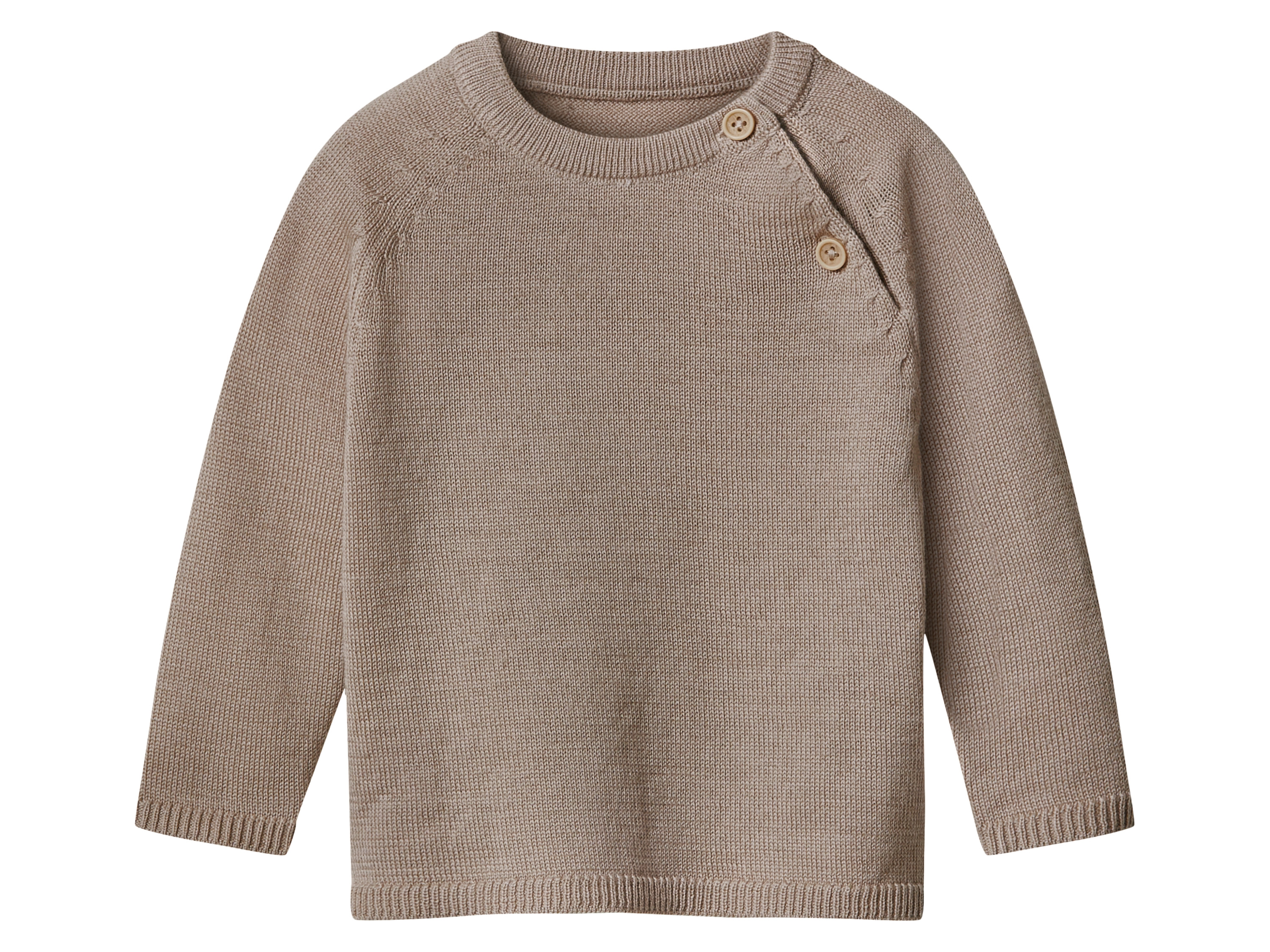 lupilu® Dětský pletený svetr z vlny Merino (béžová, 50/56)