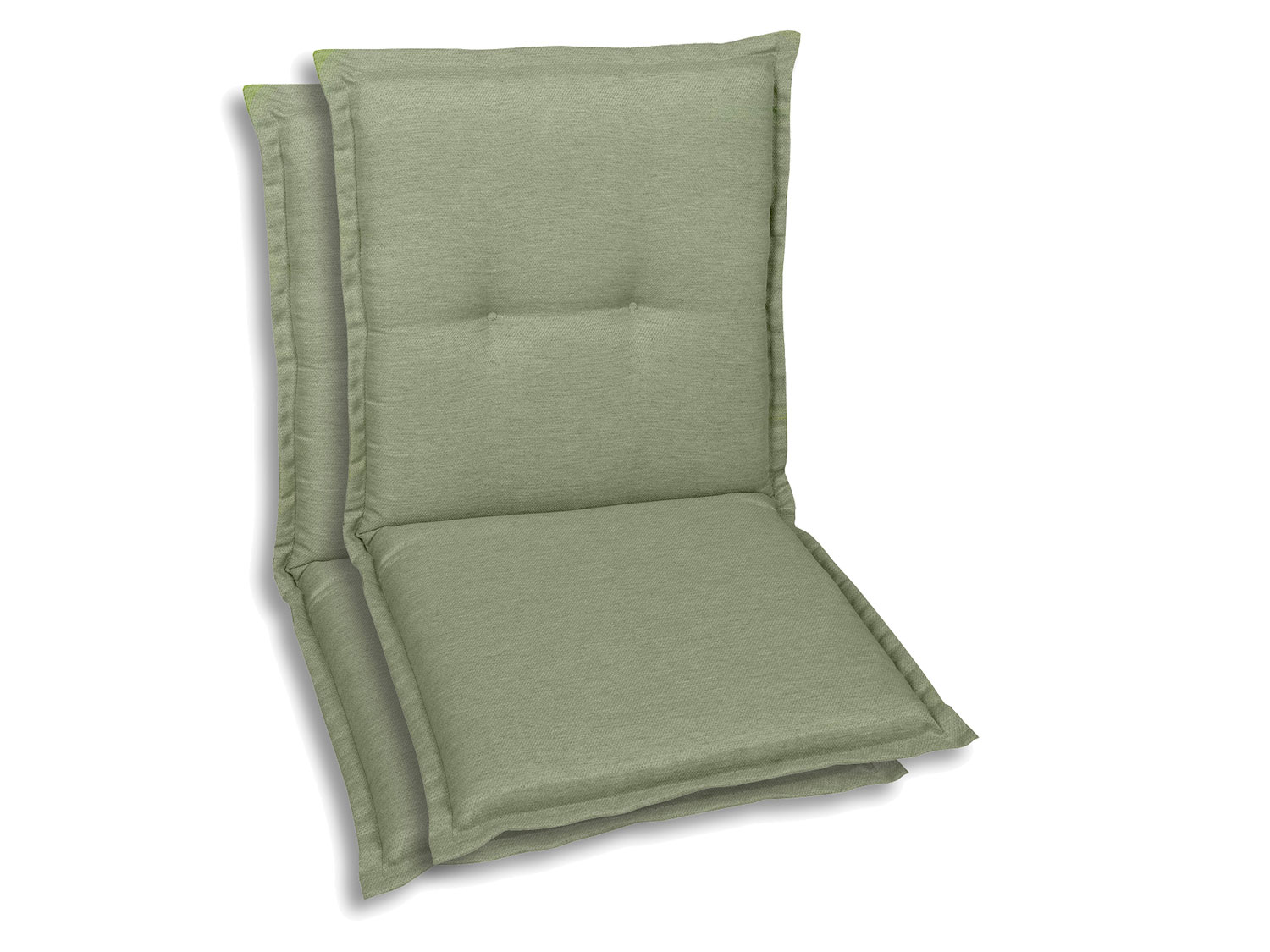 Go-De Textil Sada zahradních podsedáků Uni (nízká opěrka, 2 kusy, světle zelená)