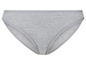 Šedé dámské kalhotky.