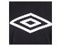 Černé tričko s bílým logem Umbro.