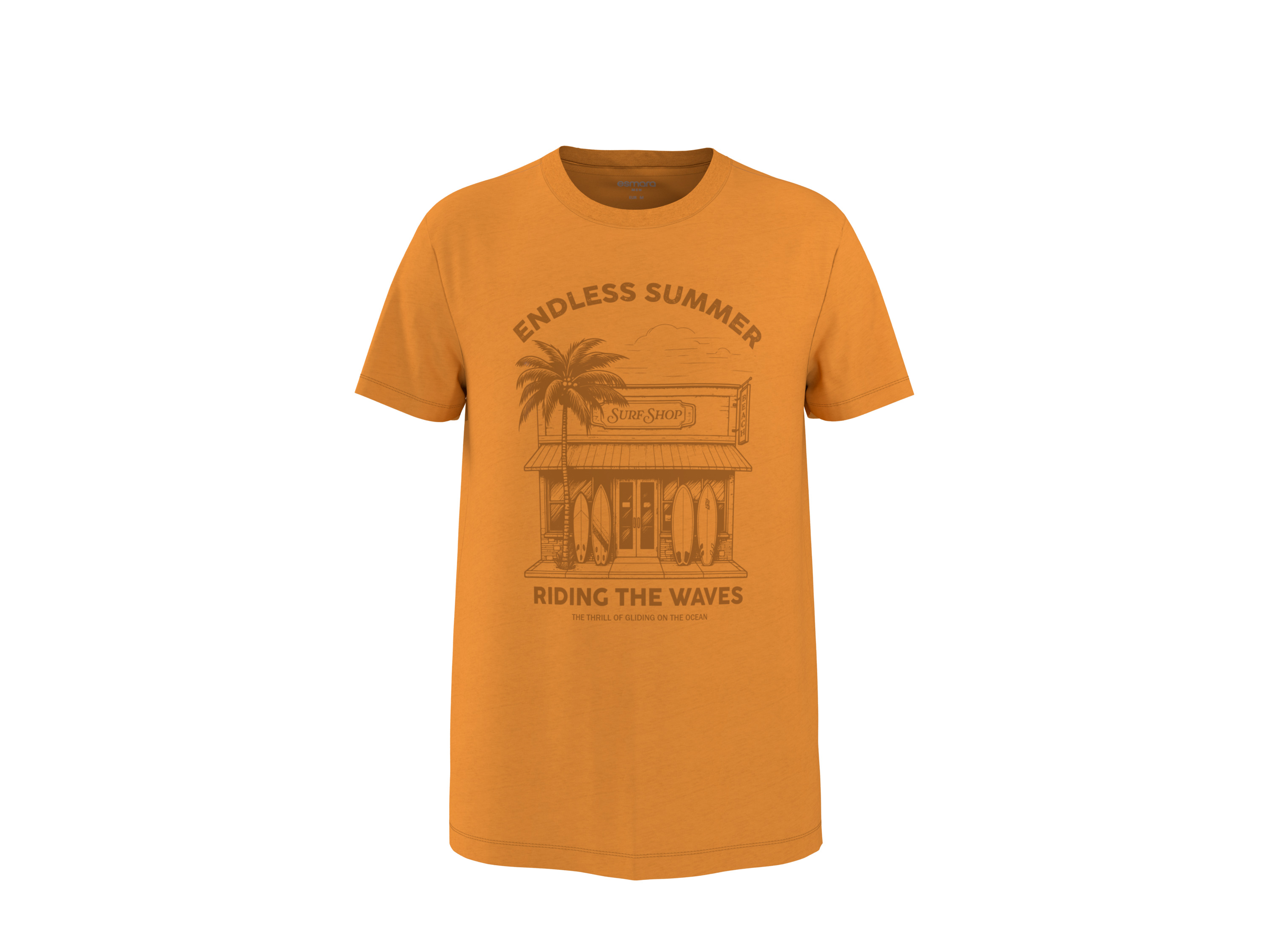 Esmara MEN Pánské triko (oranžová, XL (56/58))
