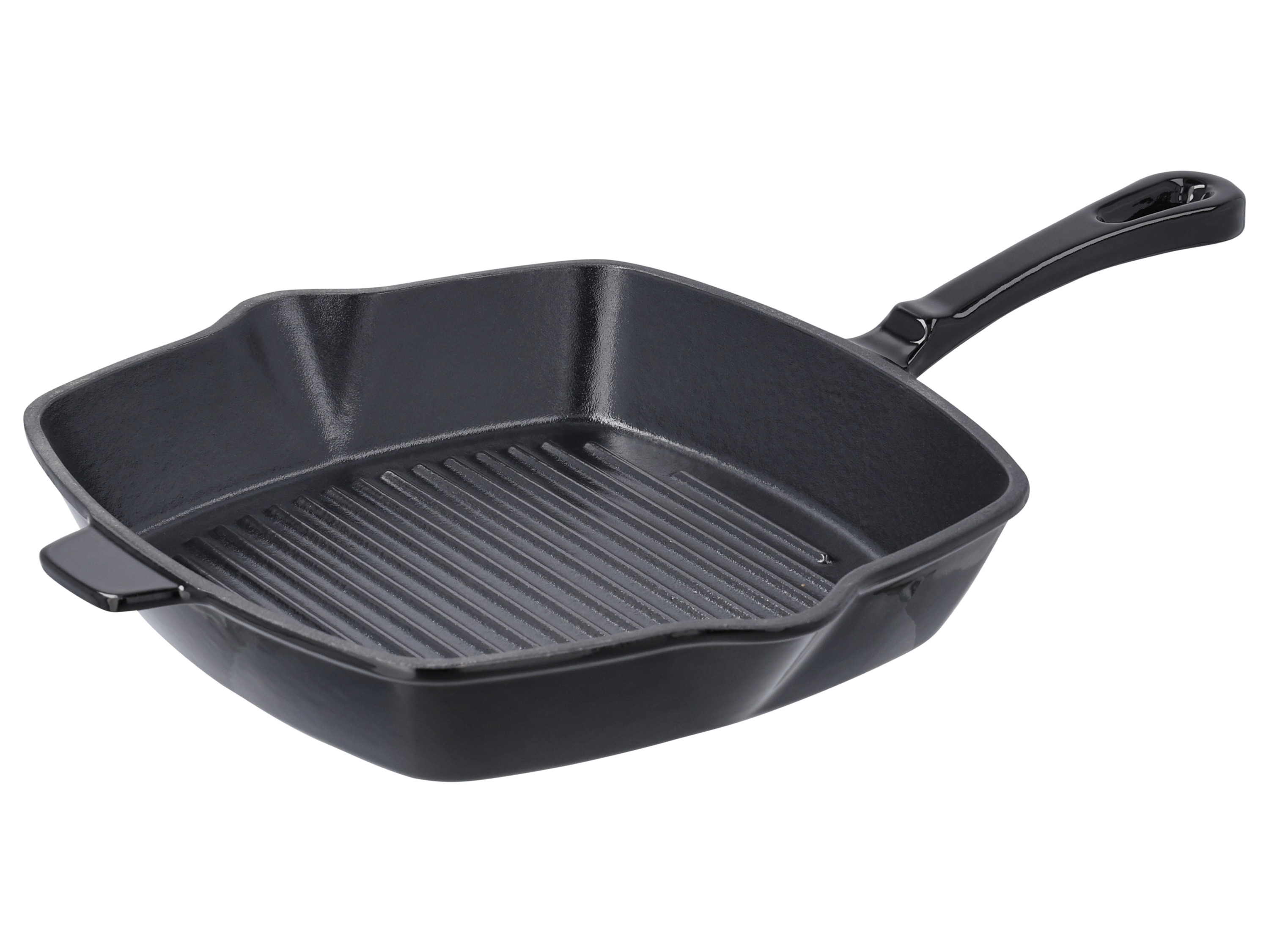Silvercrest® Litinová grilovací pánev, Ø 24 cm (černá)