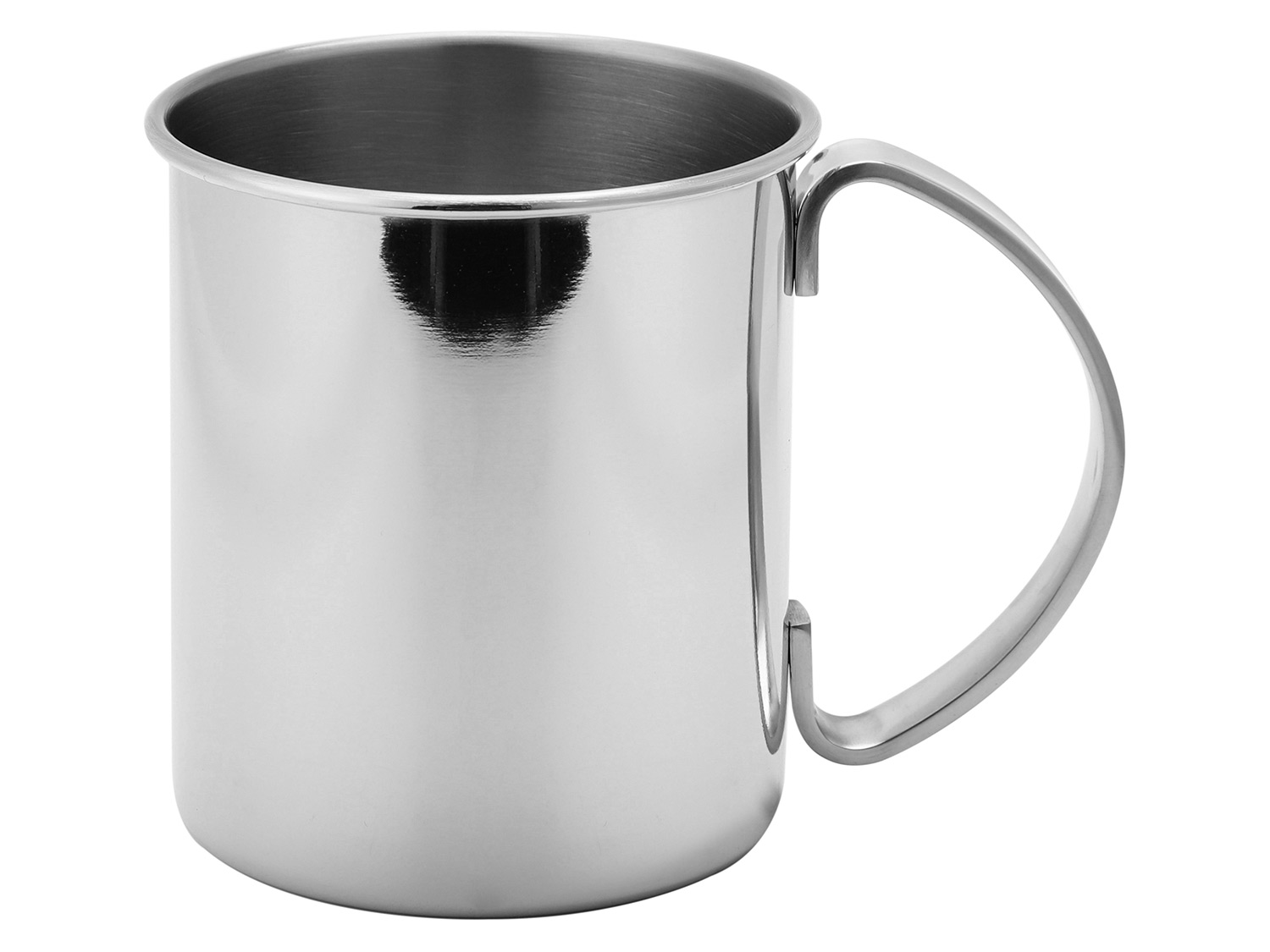 Echtwerk Sada nerezových hrnků Moscow Mule, 2dílná/4dílná (1 000 ml, stříbrná, 4dílná sada)