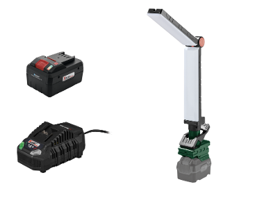 Aku LED svítidlo s klipem PLKLA 20-Li A1, Smart 8 Ah