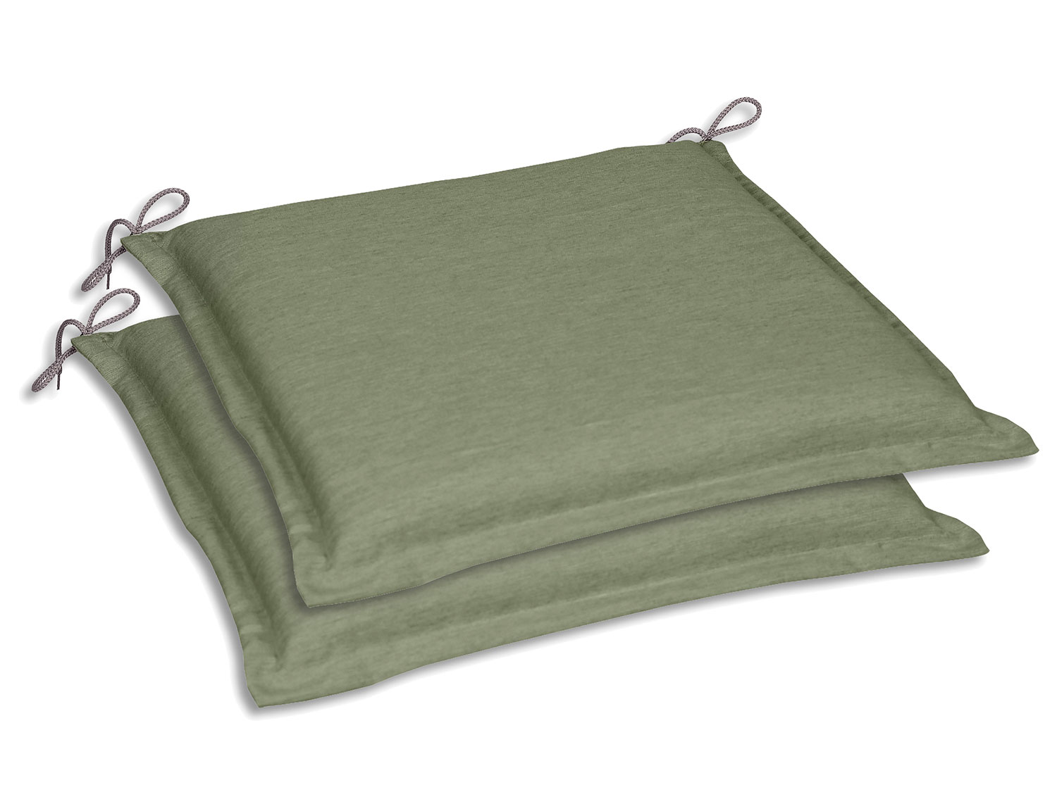 Go-De Textil Sada zahradních podsedáků Uni (polštářek, 5 cm, 2 kusy, světle zelená)