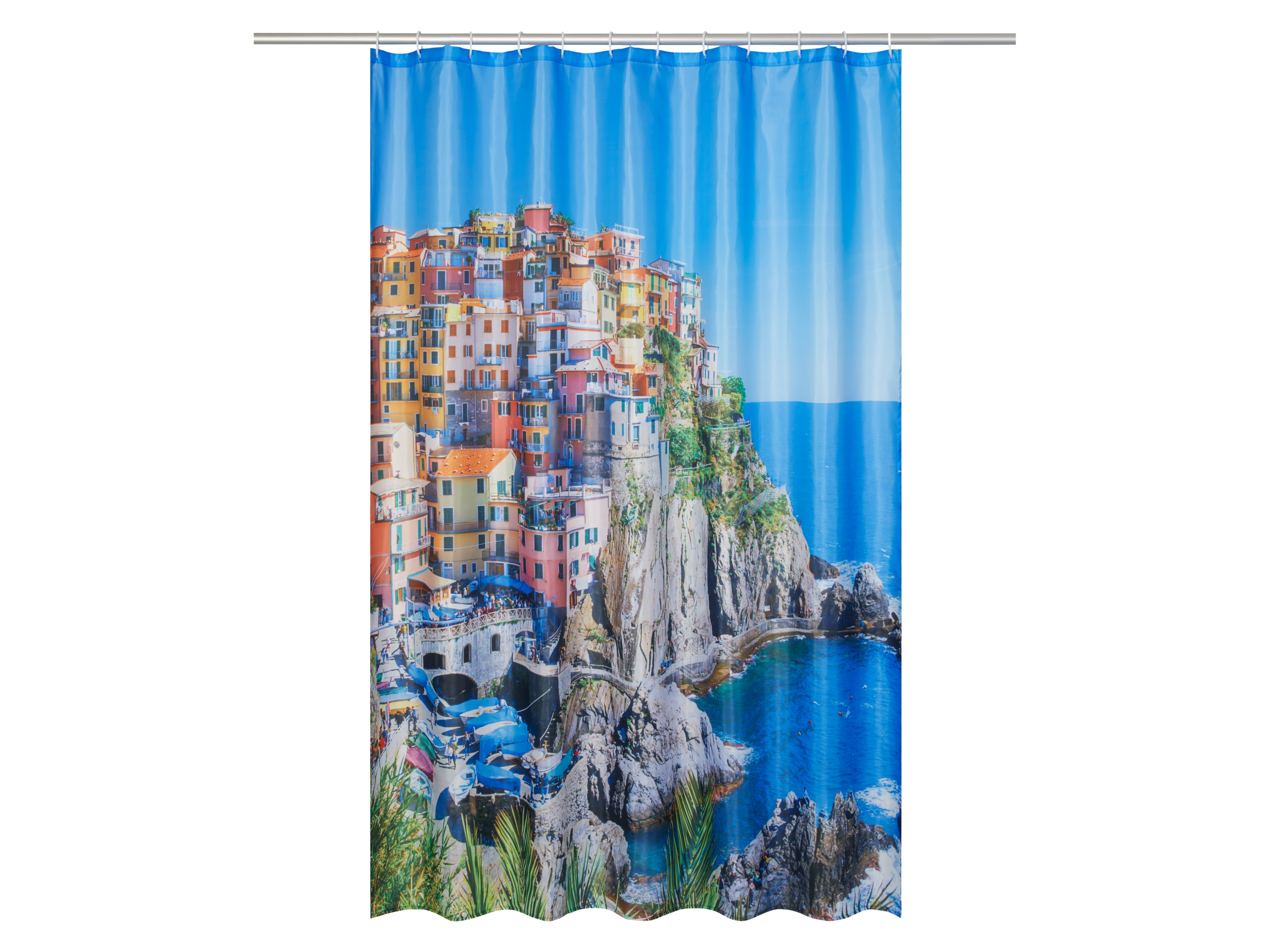 Livarno home Sprchový závěs, 180 x 200 cm (obrázek Capri)