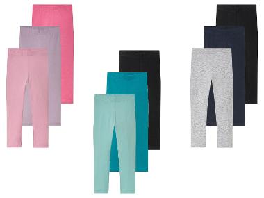 lupilu® Dívčí legíny, 3 kusy