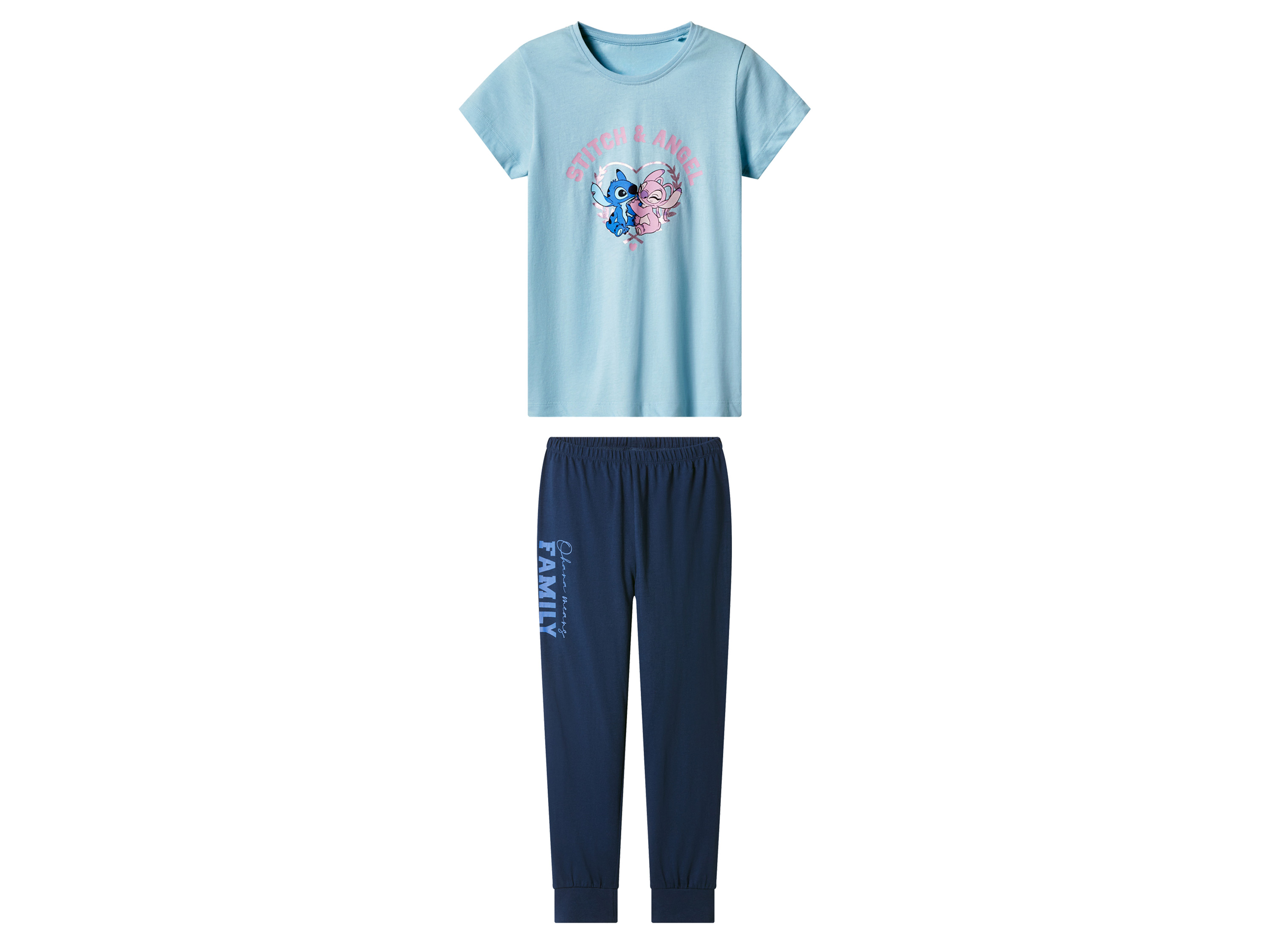 Lupilu® Dětské pyžamo (Stitch & Angel, 122/128)