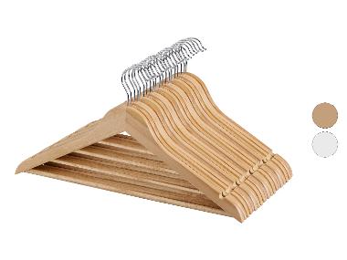 W5 Dřevěná ramínka na šaty, 20 kusů