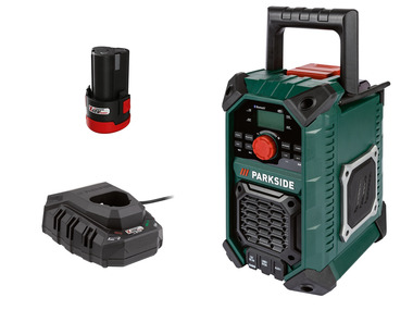 PARKSIDE® Aku stavební rádio PBRA 20-Li B1, 2 Ah