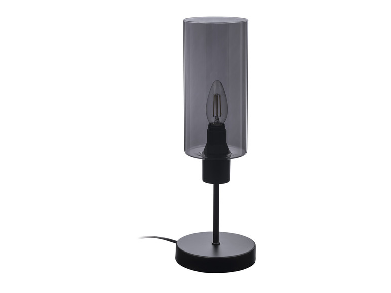  Zobrazit na celou obrazovku LIVARNO home Stolní LED lampa s kouřovým sklem - Obrázek 2