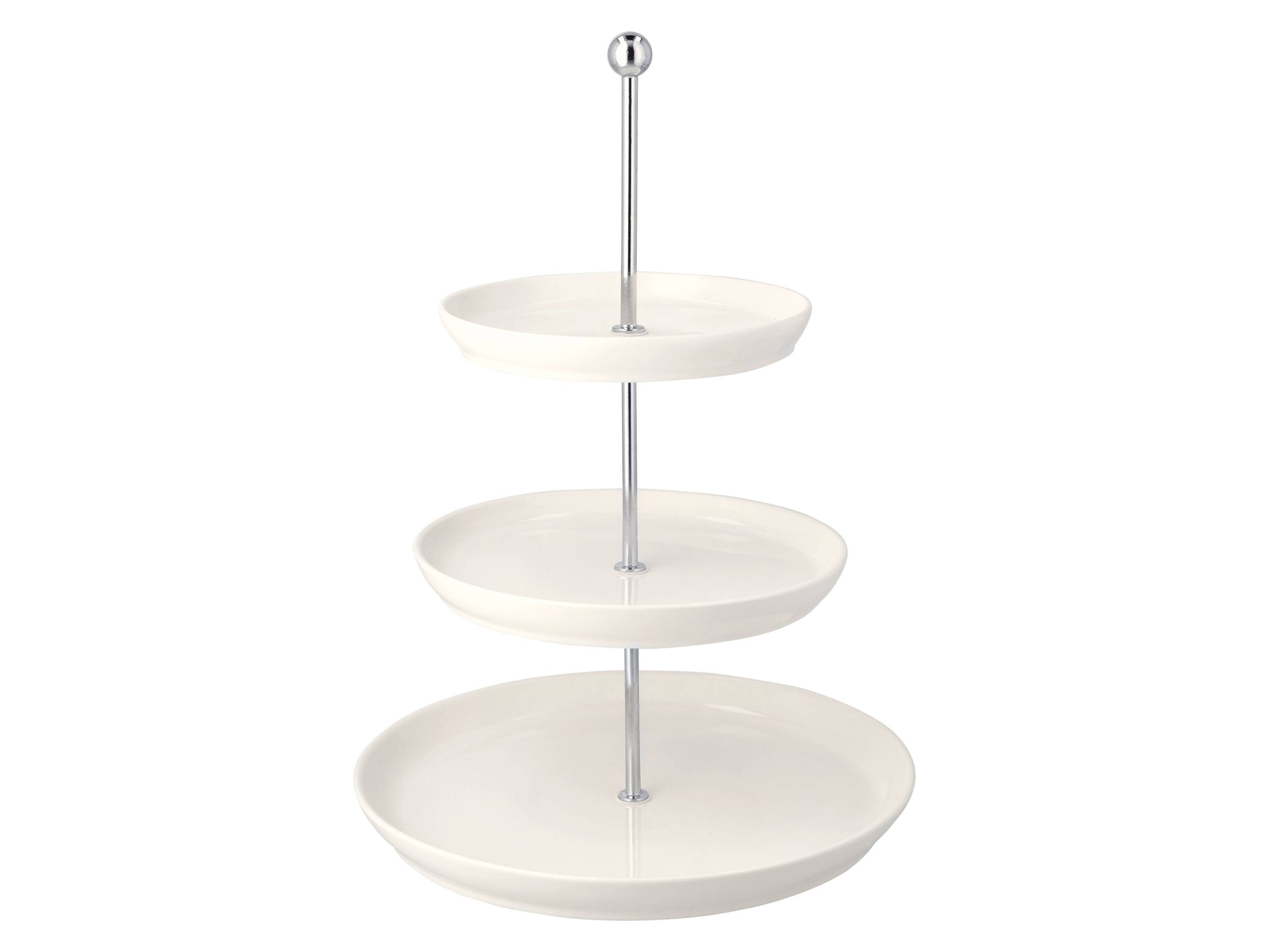 Silvercrest® Porcelánový etažér (kulatá)