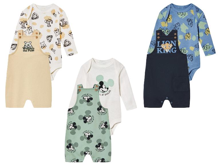 Sady dětského oblečení s motivy Winnieho medvídka, Mickey Mouse a Lvího krále.