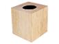 Dřevěný box na kapesníky s kulatým otvorem