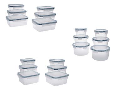 SILVERCREST® Sada potravinových dóz, 6dílná