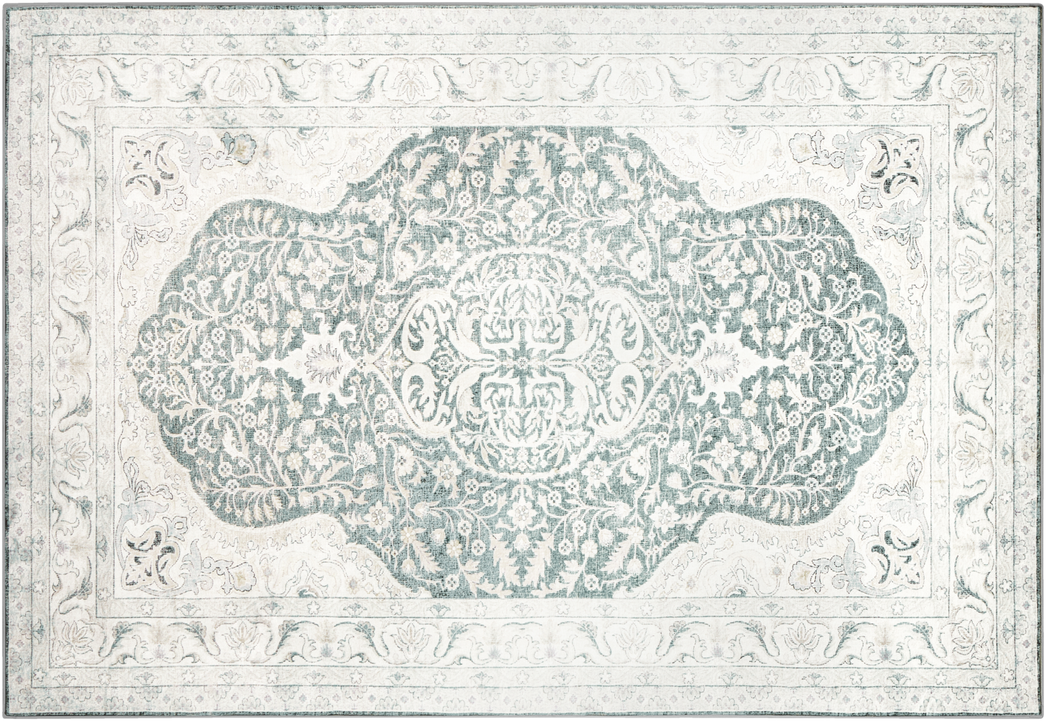Livarno® Skládací koberec, 160 x 230 cm (zelená/šedá)