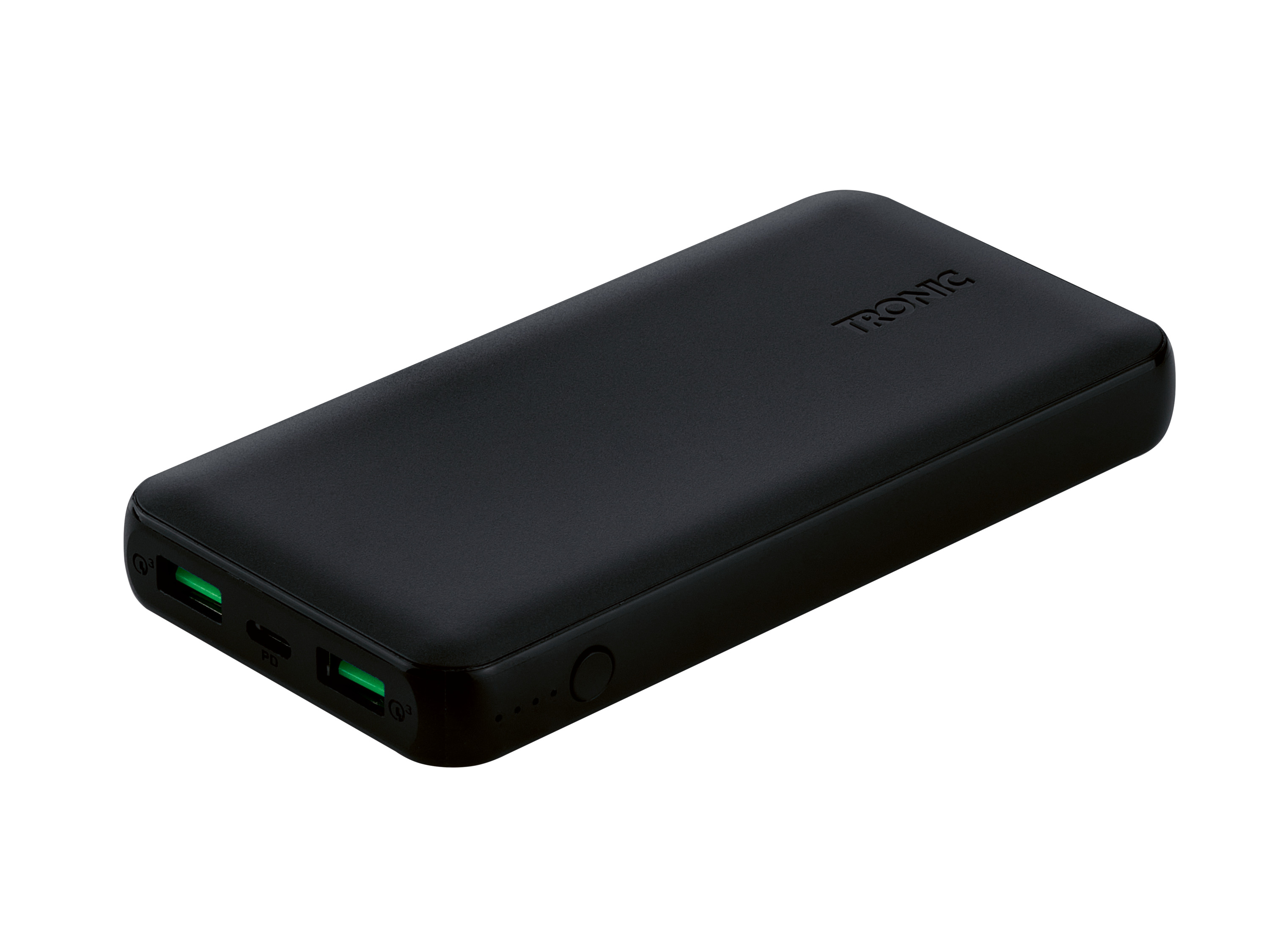 Tronic® Powerbanka 10 000 mAh, Usb-C PD, Usb-A Quick Charge™ 3.0 (černá)