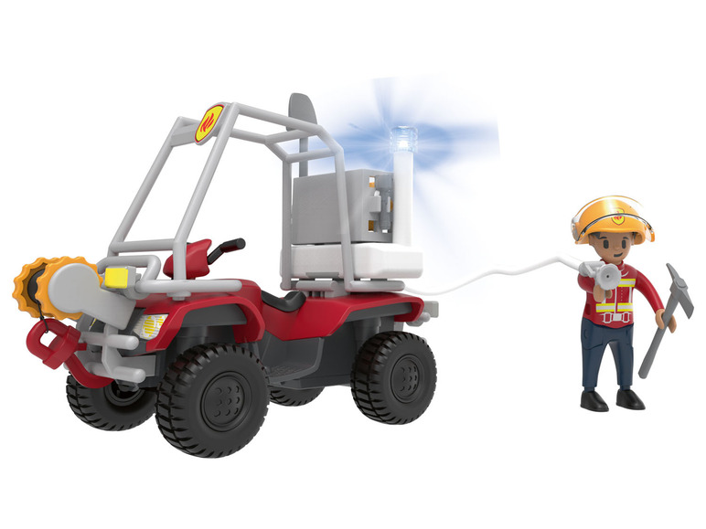 Playtive Dopravní prostředek s figurkou (hasičská čtyřkolka)