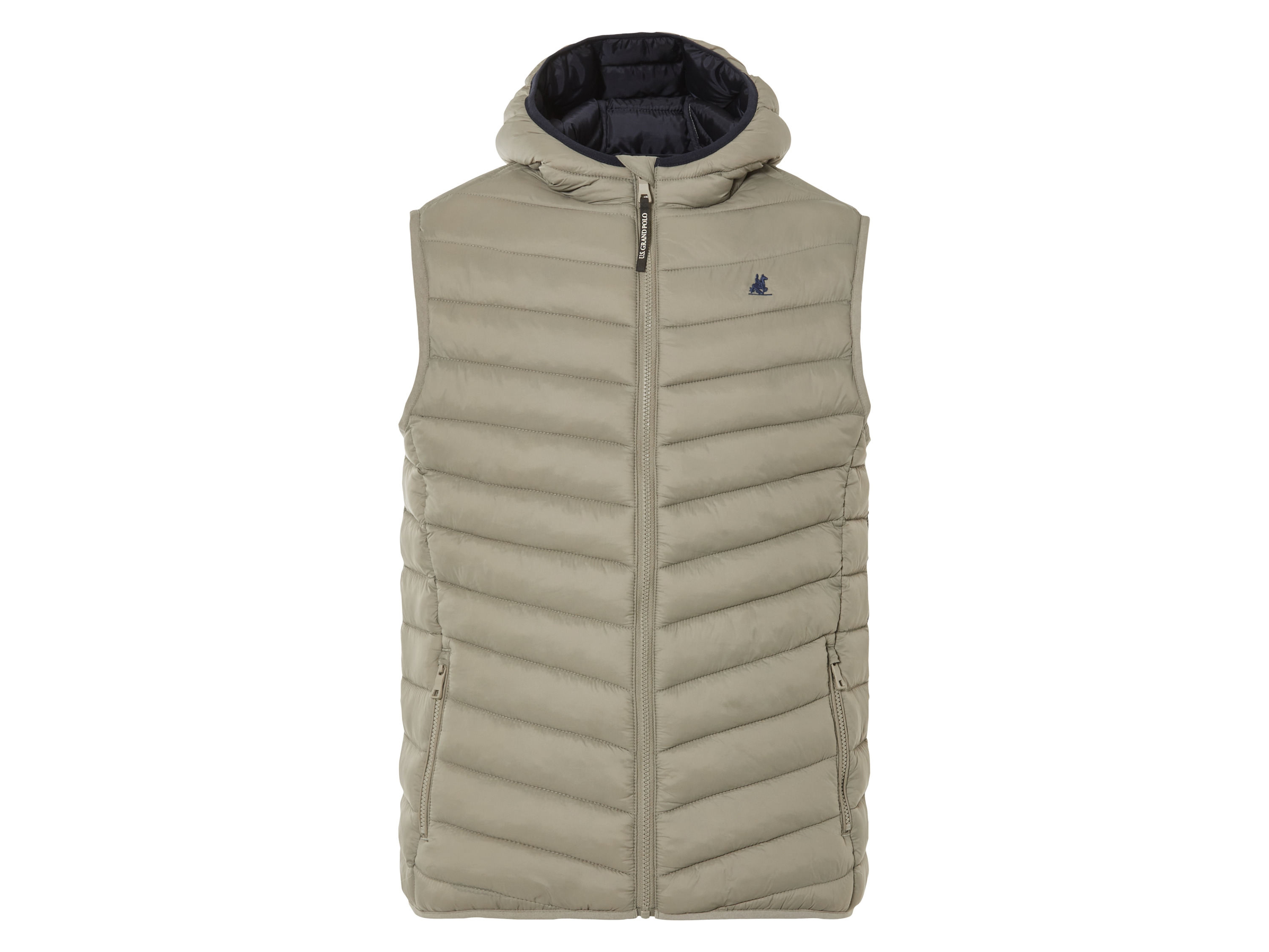Livergy® Pánská prošívaná vesta (písková, M (48/50))