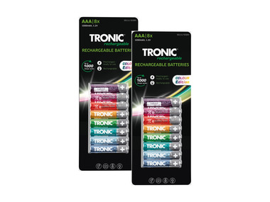 TRONIC® Nabíjecí baterie Ni-MH Ready 2 Use Color, 16 kusů, AAA