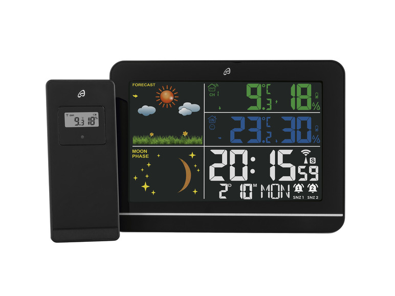  Zobrazit na celou obrazovku AURIOL® Bezdrátová meteostanice - Obrázek 2