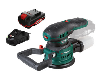 PARKSIDE® Aku excentrická bruska PAEXS 20-Li B2, 2 Ah