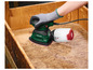 Bruska a vysavač Parkside se používají k broušení dřeva.