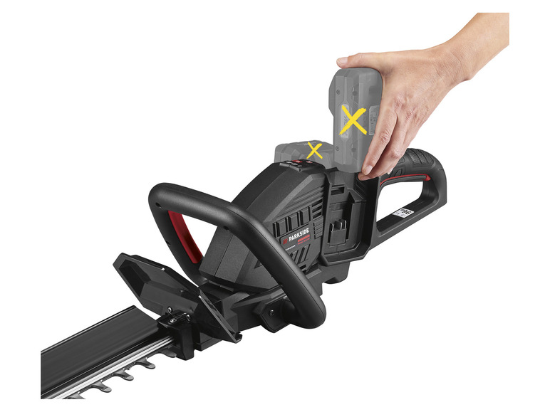  Zobrazit na celou obrazovku PARKSIDE PERFORMANCE® Aku nůžky na živý plot PPHSA 40-Li B2, 2x Smart 4 Ah - Obrázek 3