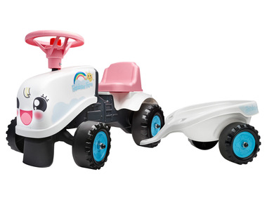 Falk Odstrkovadlo traktor s přívěsem Rainbow Farm