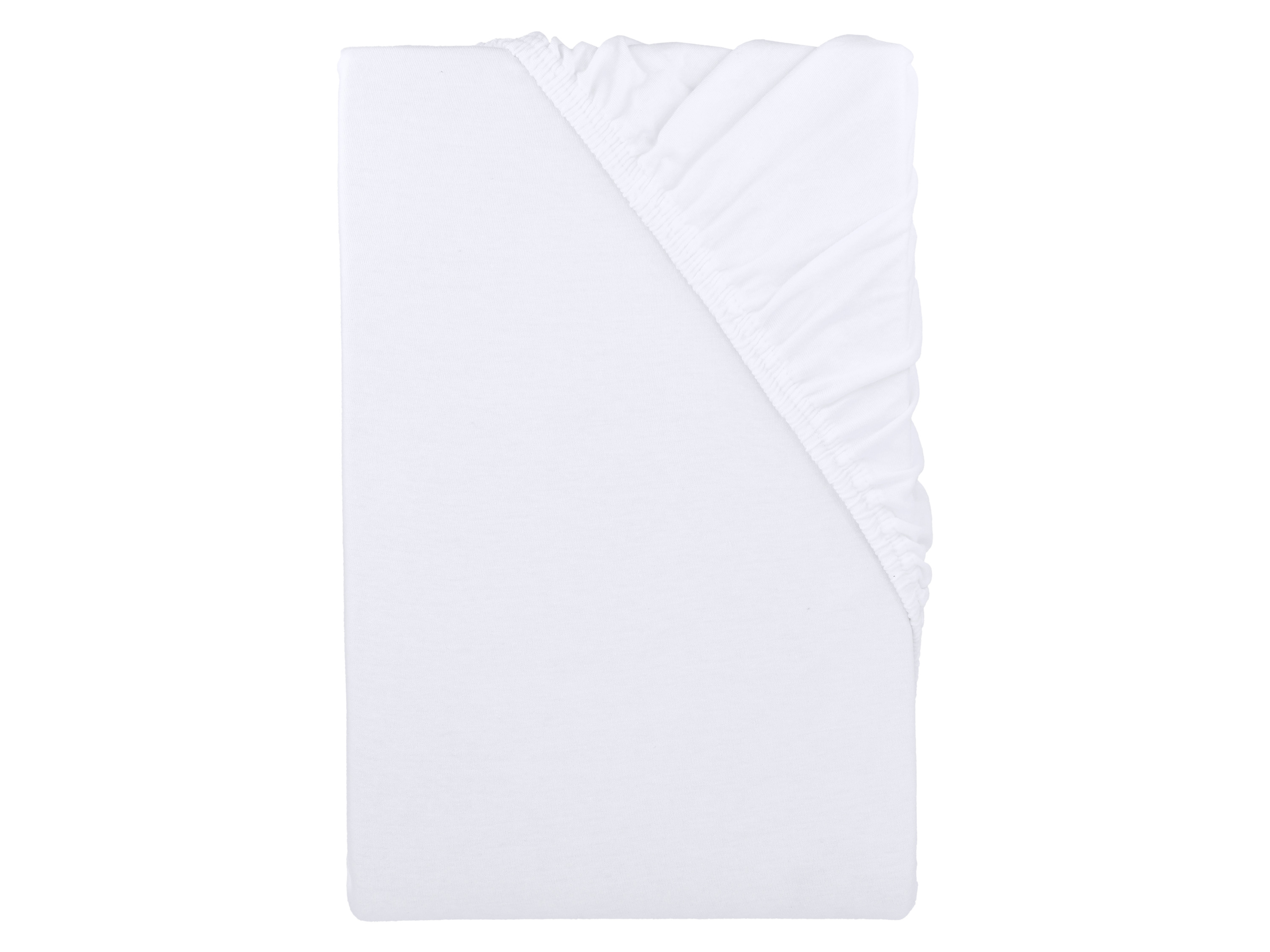 Livarno® Žerzejové napínací prostěradlo, 180-200 x 200 cm (bílá)