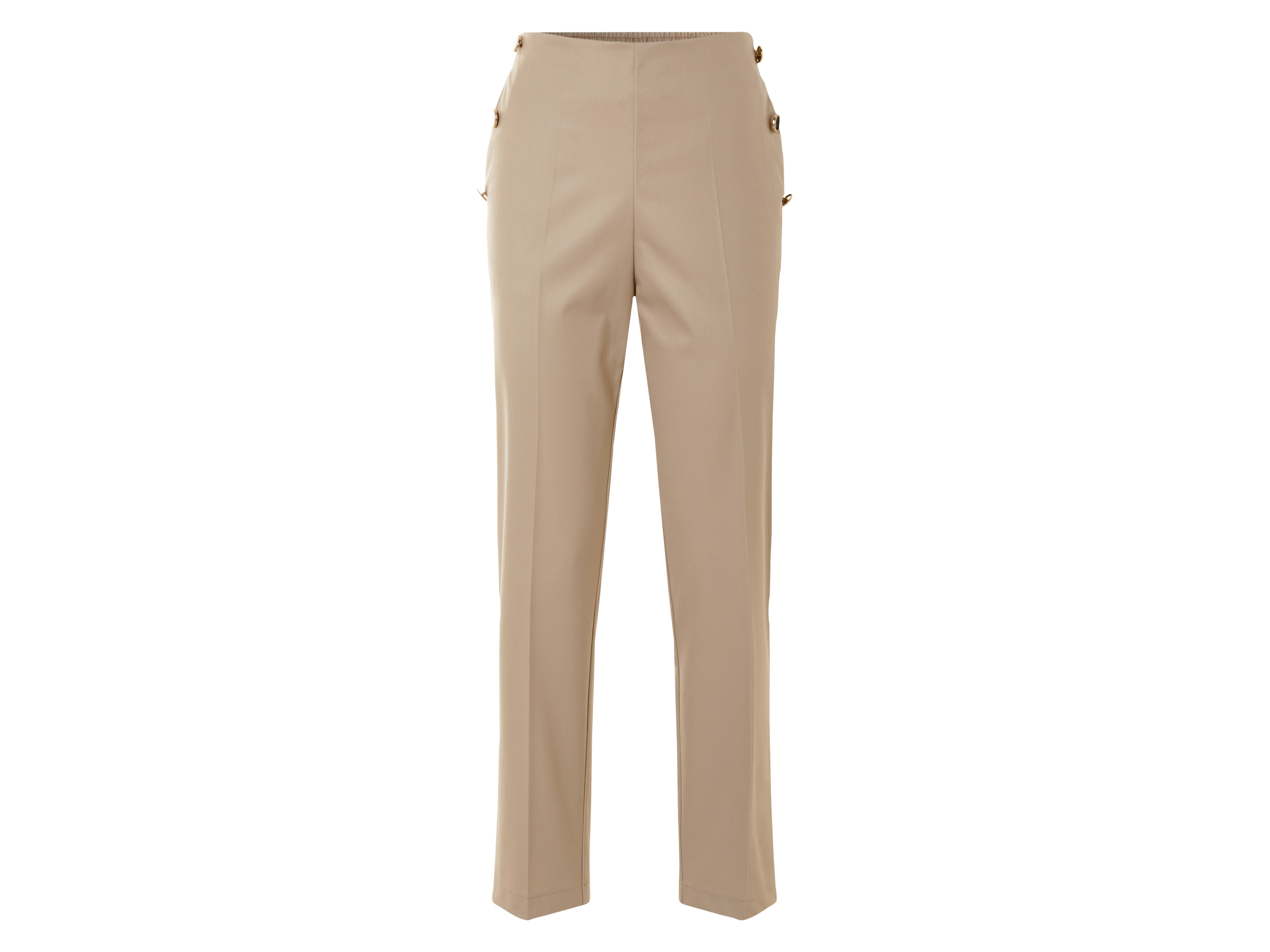 esmara® Dámské slacks kalhoty (béžová, 34)