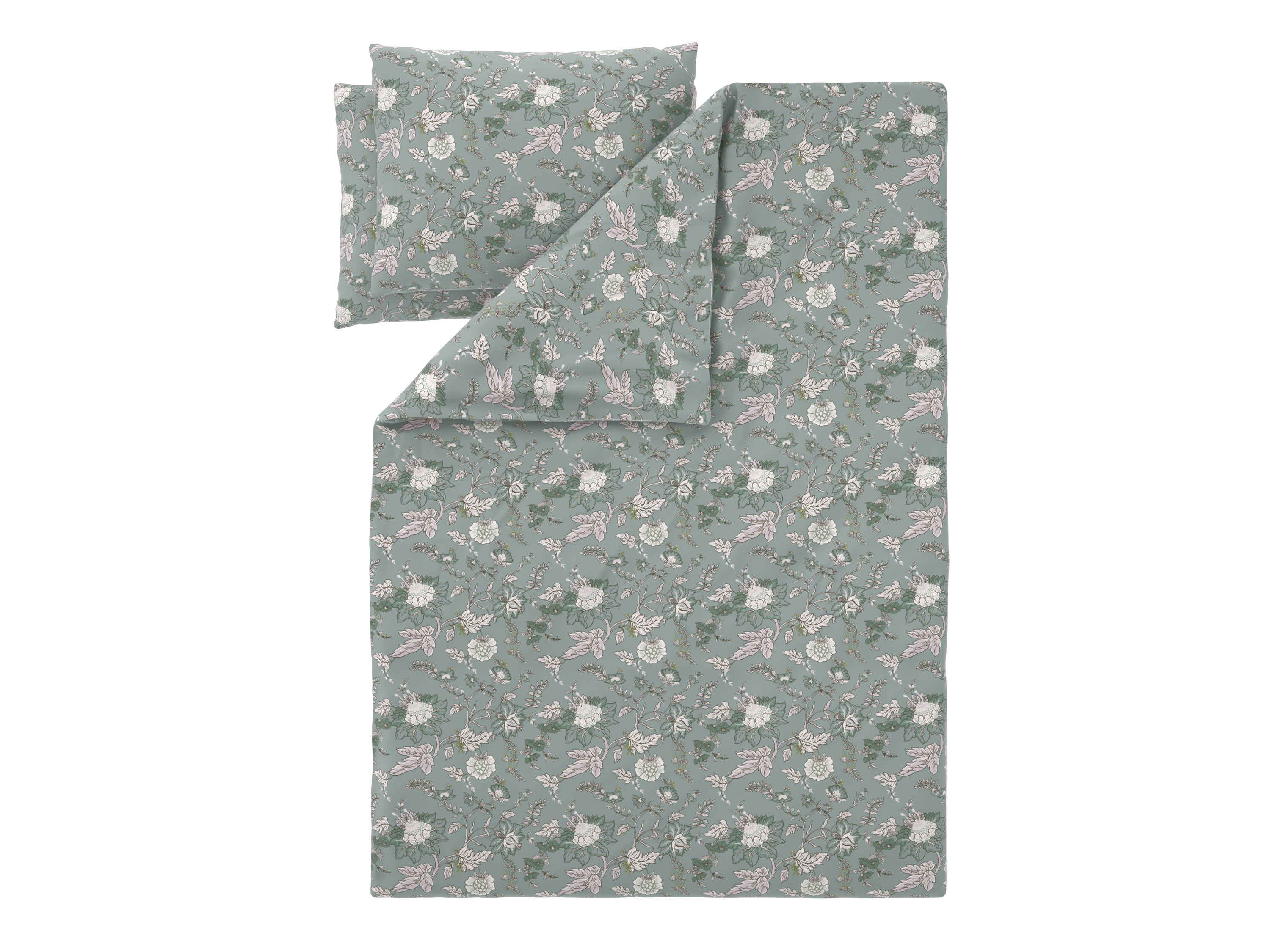 Livarno® Saténové ložní povlečení, 240 x 220 cm, 70 x 90 cm (zelená)